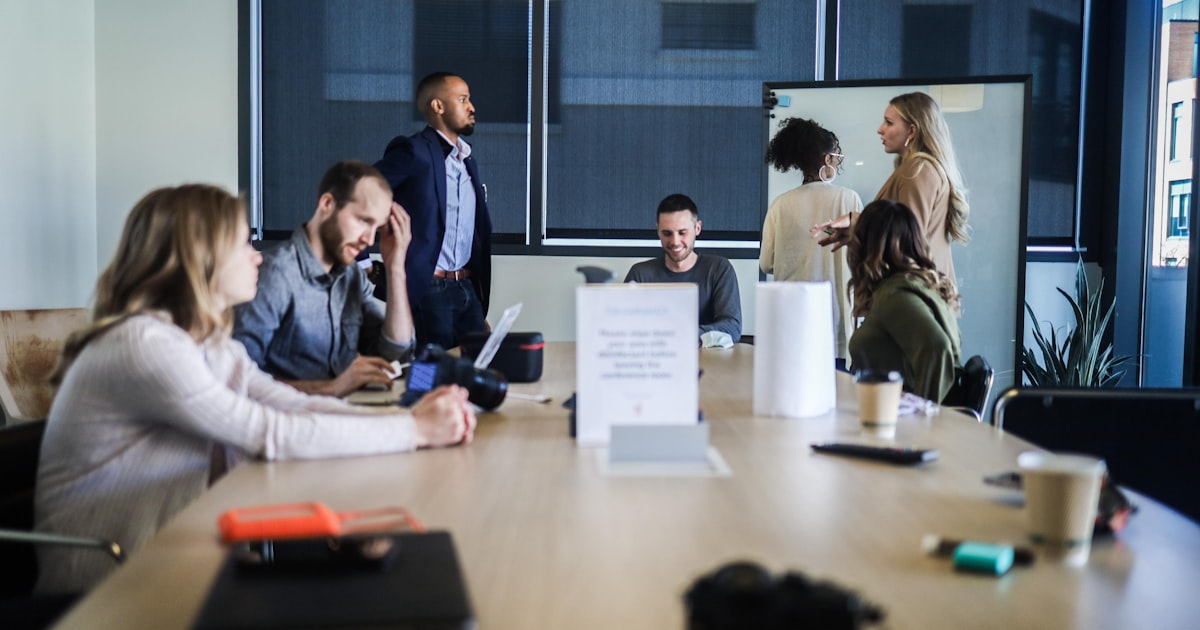 people sitting at the table